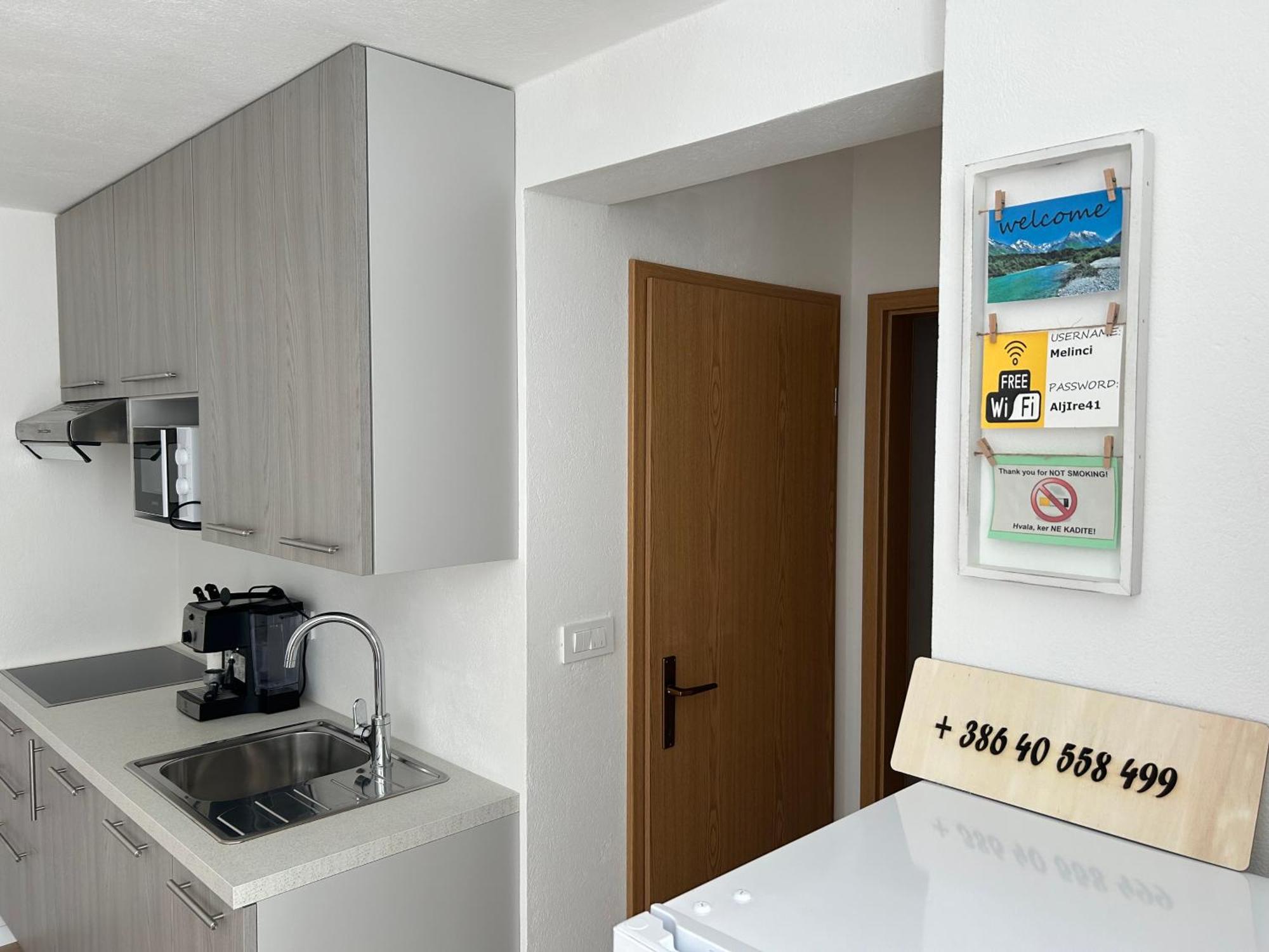 Apartma Melinc โบเว็ก ภายนอก รูปภาพ